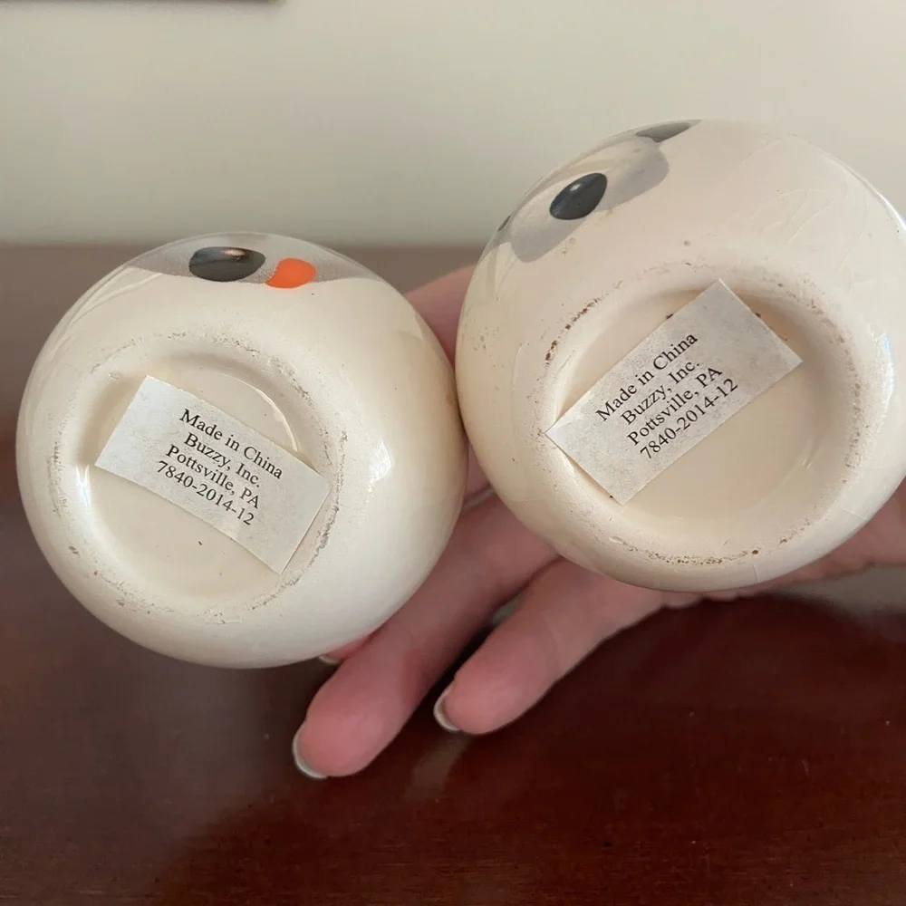 🩵 Set of 2 Buzzy DOG FACE Miniature Plant Pots from 2014